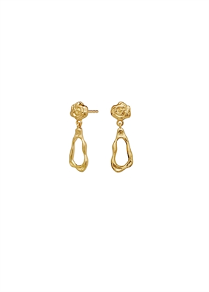 Lydia earrings Forgyldt Maanesten 